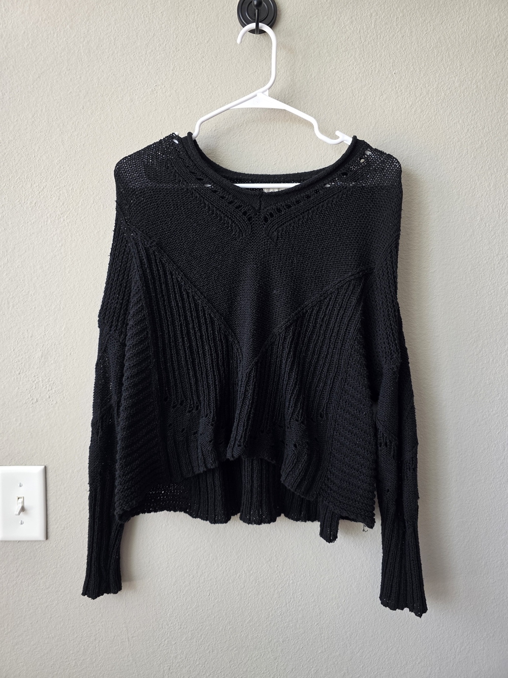 Black Knit Women's Sweater